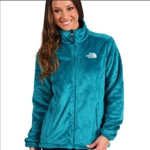 The North Face teal blue osito jacket